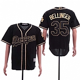 Dodgers 35 Cody Bellinger Black Gold Cool Base Jersey Sguo,baseball caps,new era cap wholesale,wholesale hats